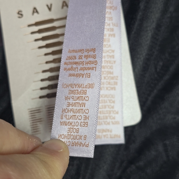 Savage X Fenty Embroidered Lace Corset Women's 3X Black Caviar Lingerie Garters - Picture 12 of 12